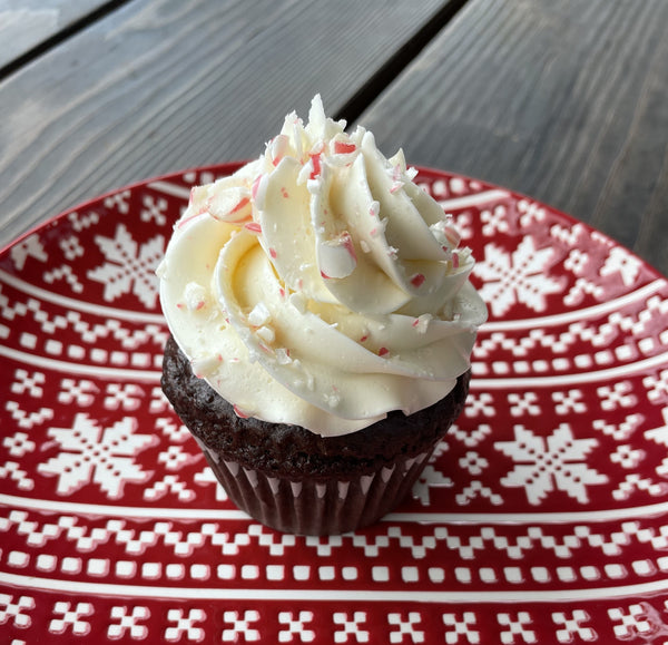 Chocolate Peppermint Cupcake: Sold in Quantities of 6