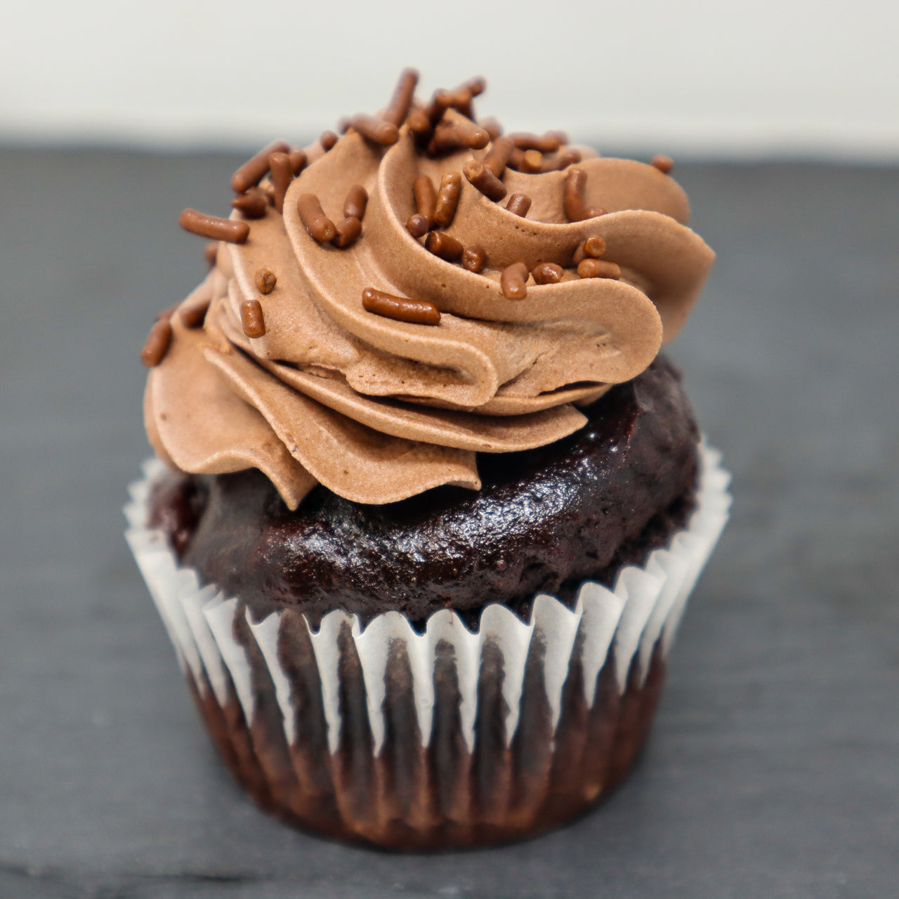 gluten-free vegan chocolate cupcake