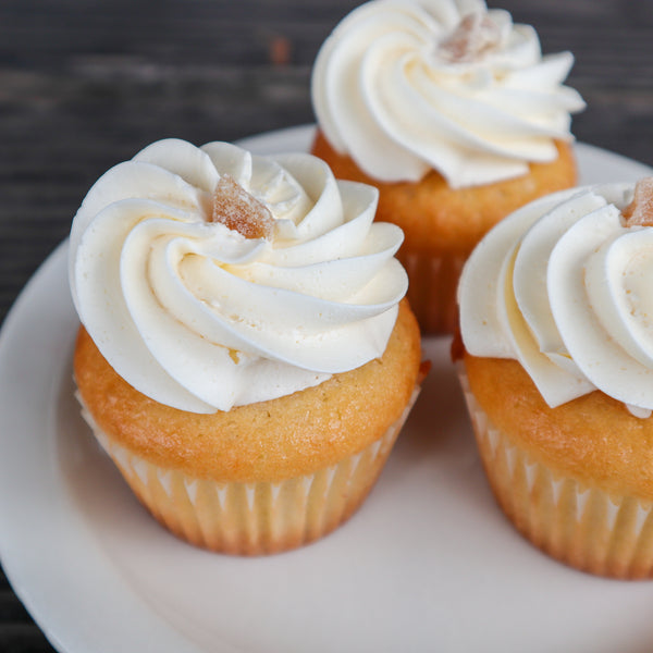 GINGER PEACH CUPCAKES: SOLD IN QUANTITIES OF 6