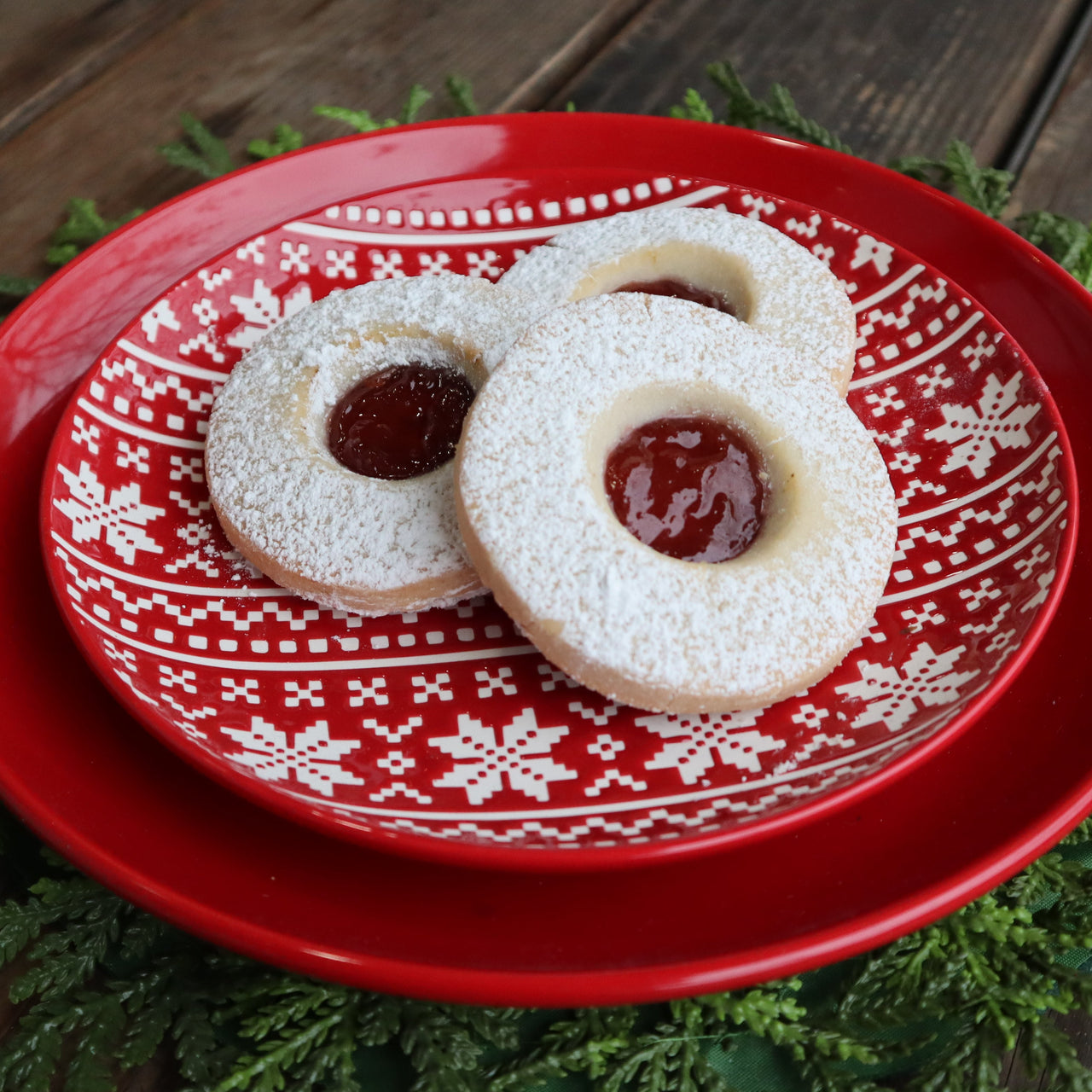 Linzer Cookies (Vegan)