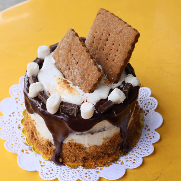 Vegan Mini S'mores Cake (6")